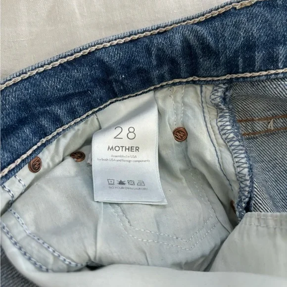 Mother - High Waisted Rider Ankle - color Far Beyond The Sky - size 28 - Picture 4 of 5